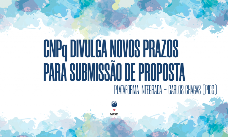 Read more about the article CNPq divulga novos prazos para submissão de proposta na Plataforma Integrada
