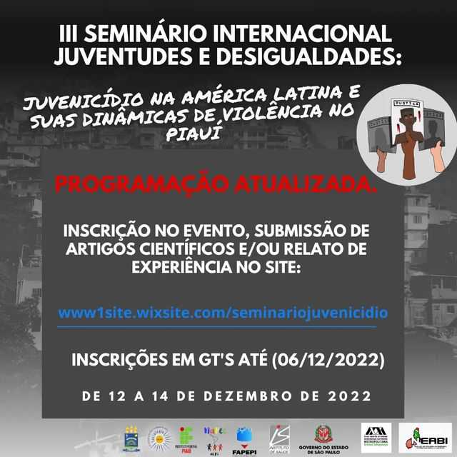Read more about the article III Seminário Internacional Juventudes e Desigualdades tem programação atualizada