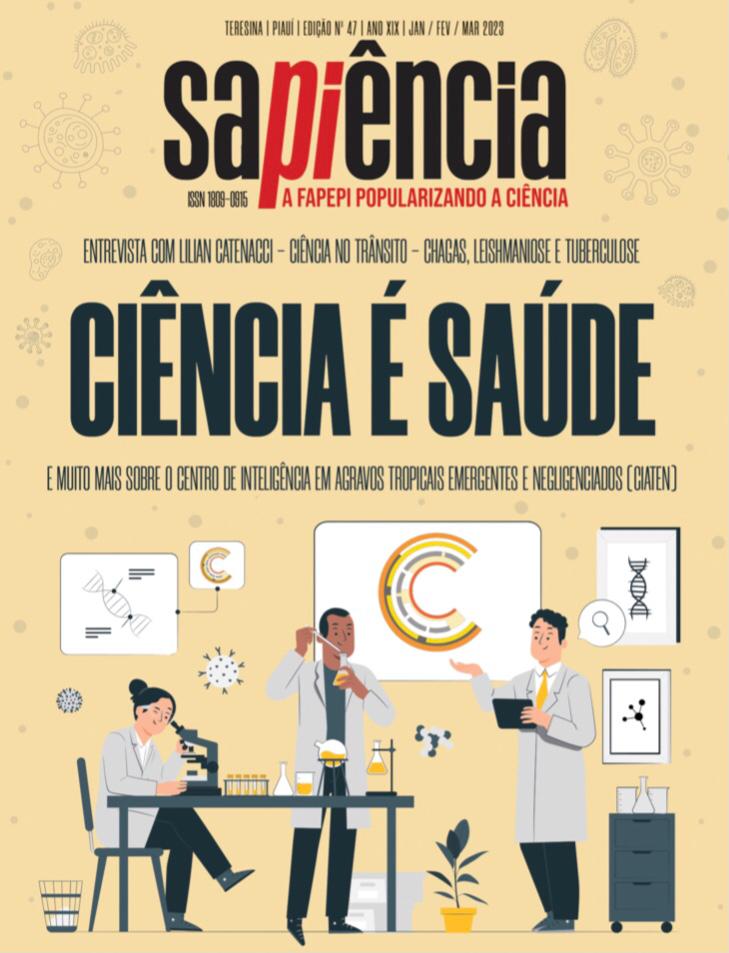 Leia mais sobre o artigo Revista Sapiência lança sua 47ª edição com o tema Ciência é Saúde